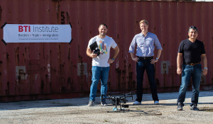 Lantern UAS team - David Hansell, Ben Rohrbaugh, and Rustam Niyazov