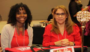 Drs. Abria Magee [left] and Maura Pereira De Leon [right] spoke at the 2019 EMPOWER Women's Leadership Conference.